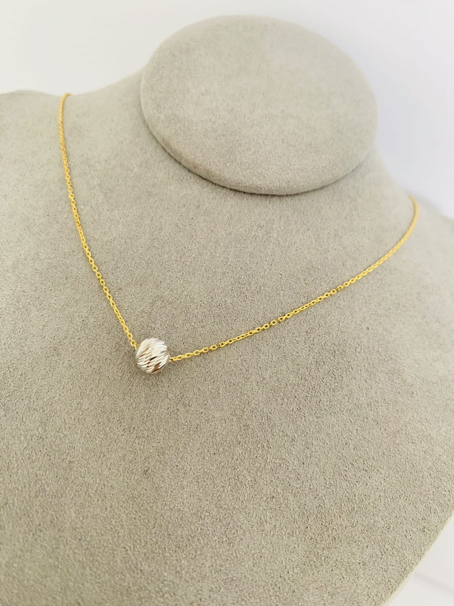 ITALY 14k gold necklace L2007 CL BIC