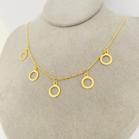 ITALY 14k gold necklace L1809/5 CL