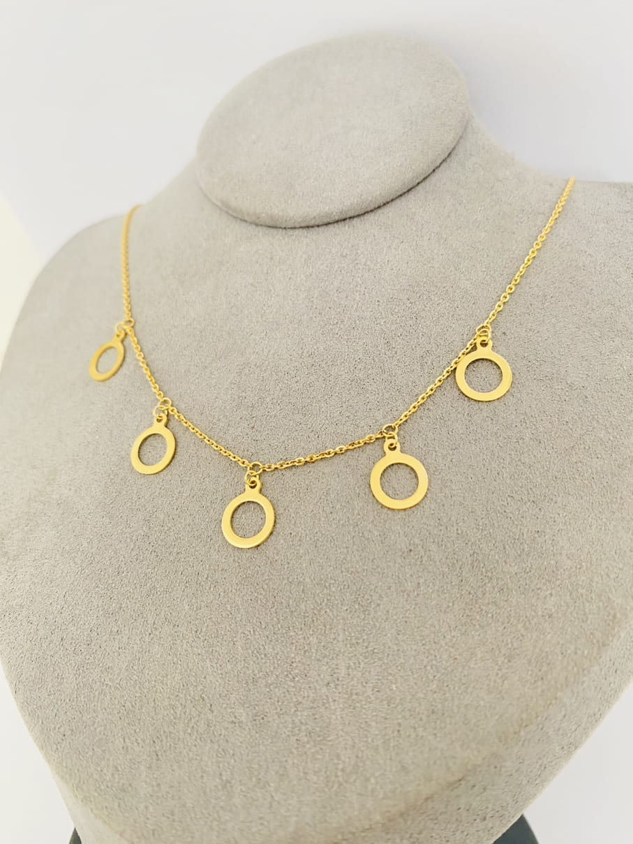 ITALY 14k gold necklace L1809/5 CL