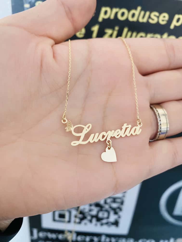 14k gold necklace Lucretia