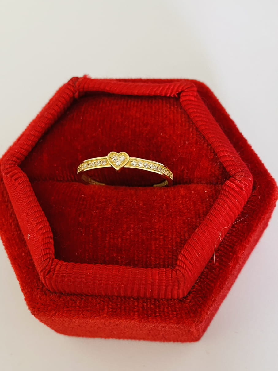 14k gold ring July 22 size 16/56/P-17/57/Q