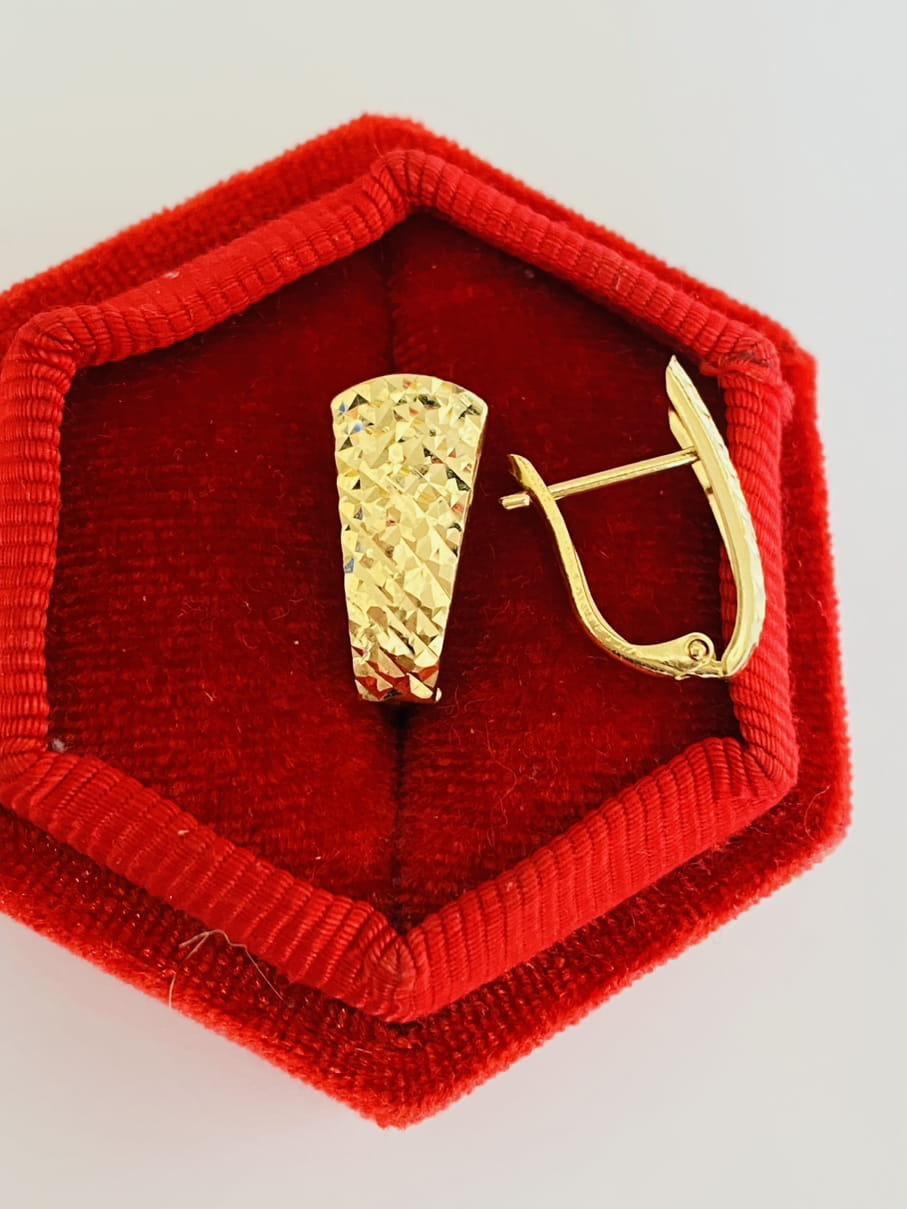 14k gold earrings JLE6