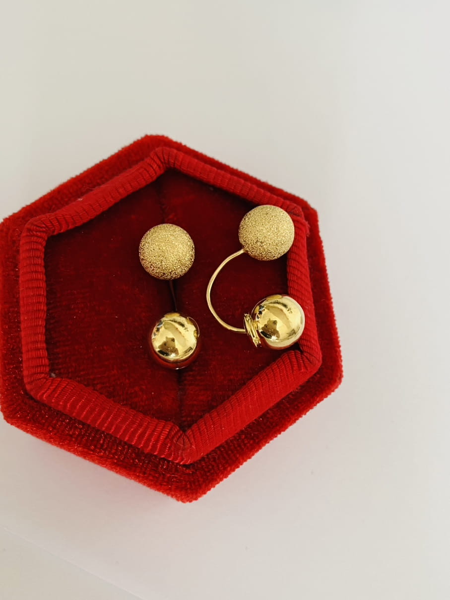 14k gold earrings JLE73