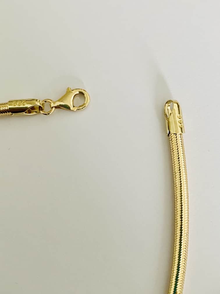 14k gold elastic chain ELAC - Image 2