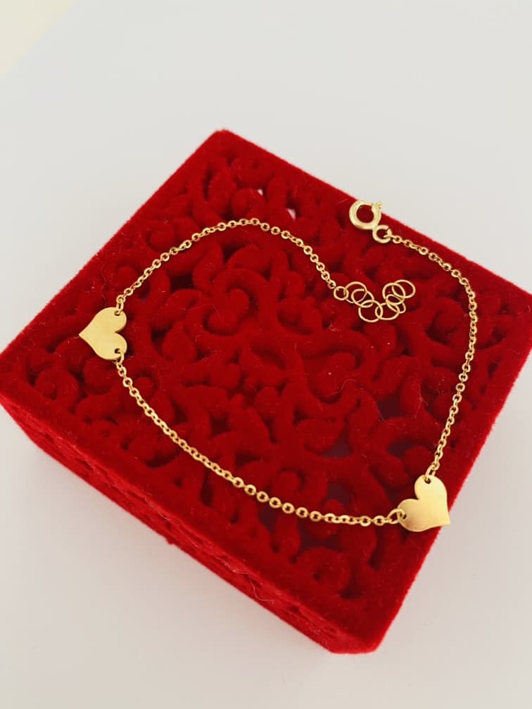 ITALY 14k gold bracelet L1662 -B