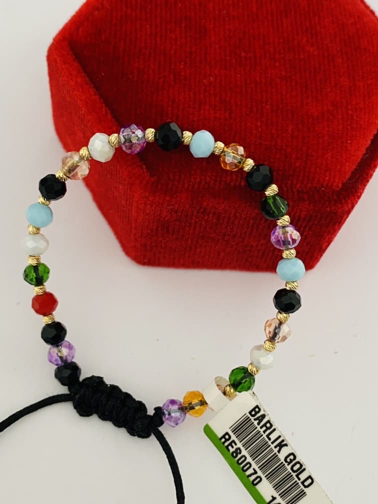 14k gold string bracelet 0SPE6