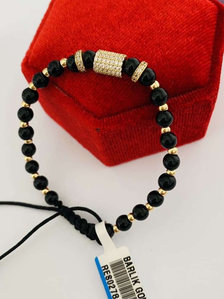 14k gold string bracelet 0SPE9