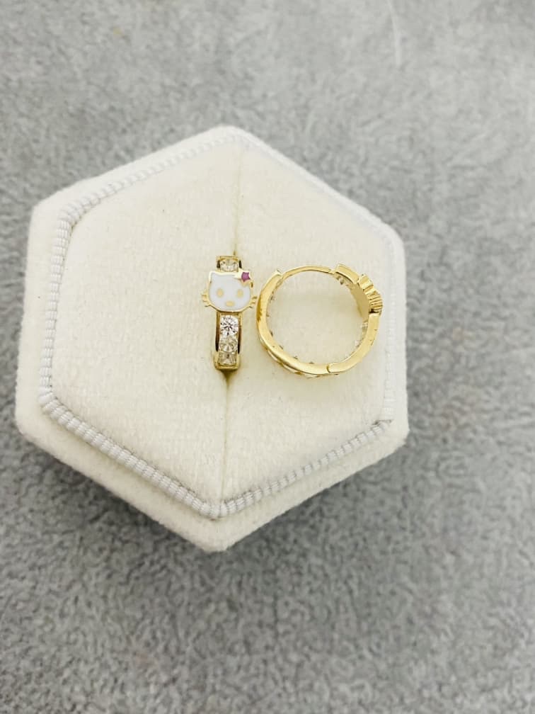 14k gold earrings by order hello k