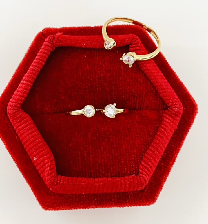 14k gold NEW ring 11R0054 Adjustable