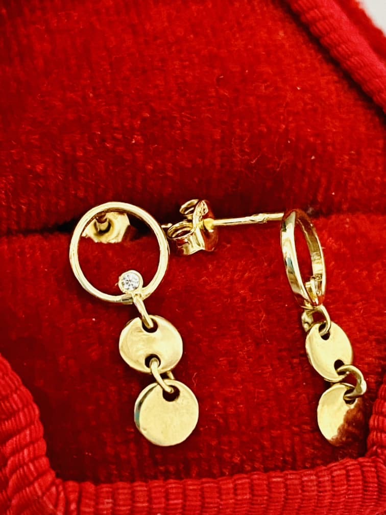 14k gold New earrings 15E0147