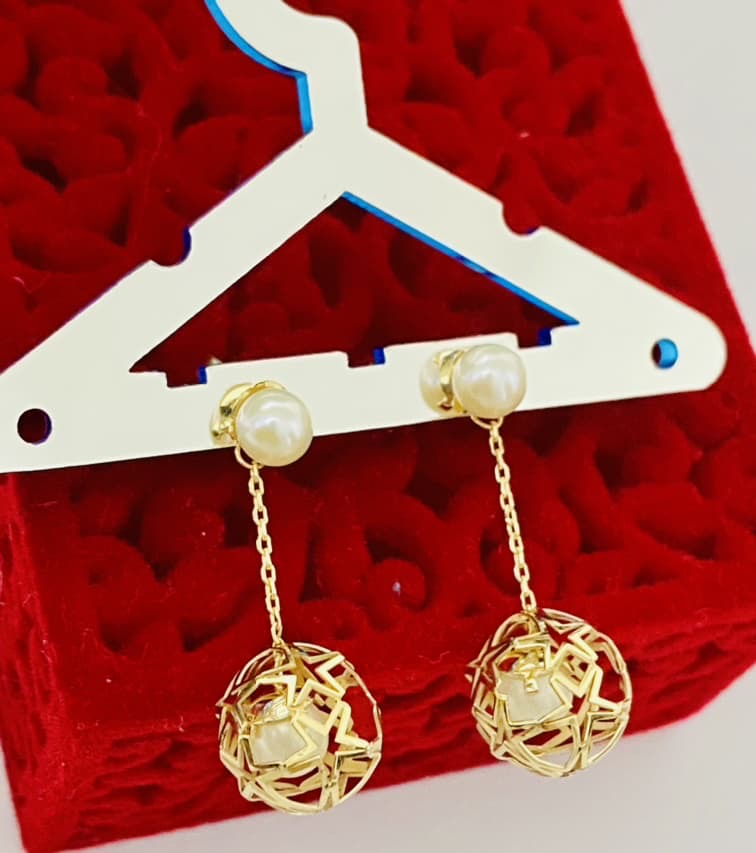 14k gold New earrings 13E0082 - Image 2