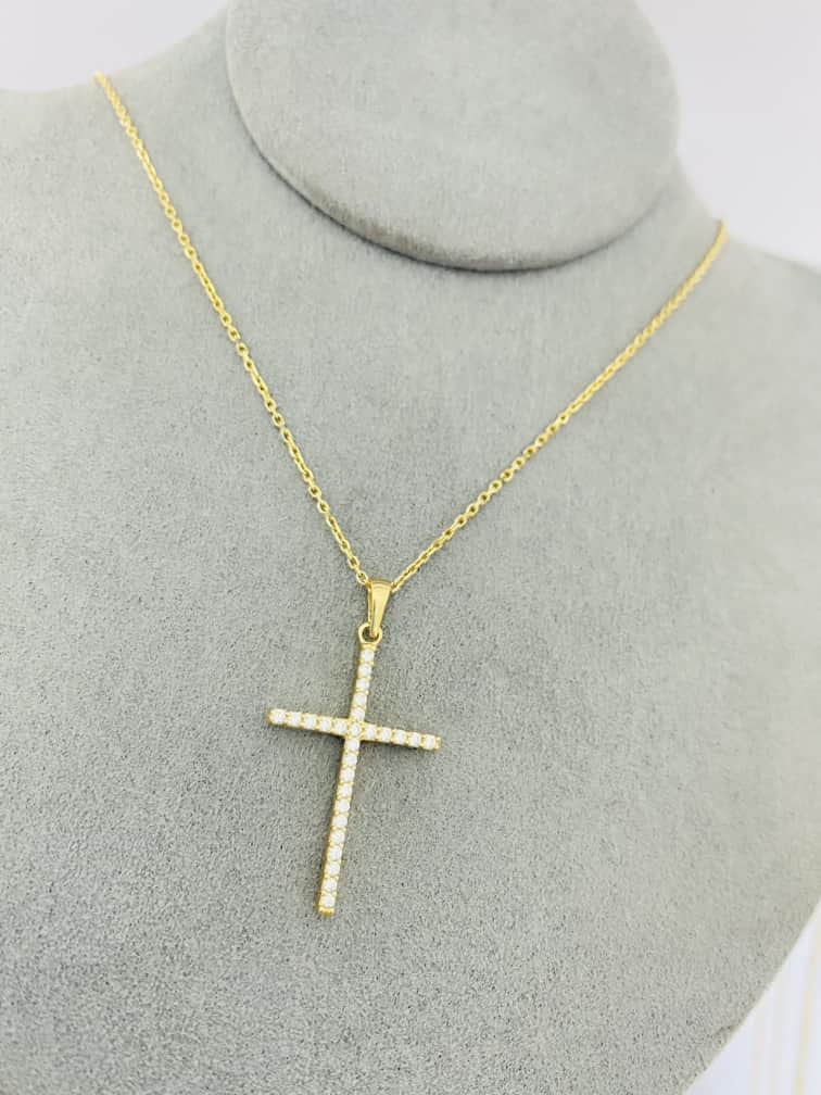 14K gold chain with pendant Alenove41