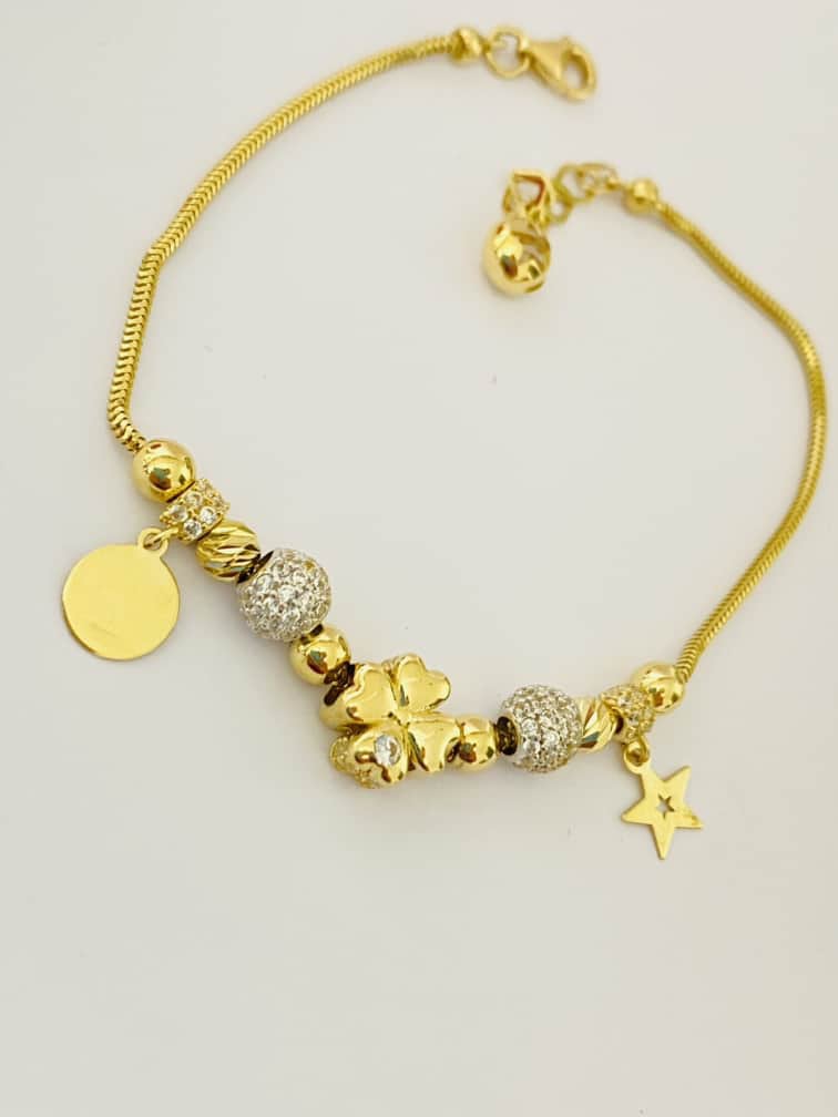 14k gold bracelet 24NV11