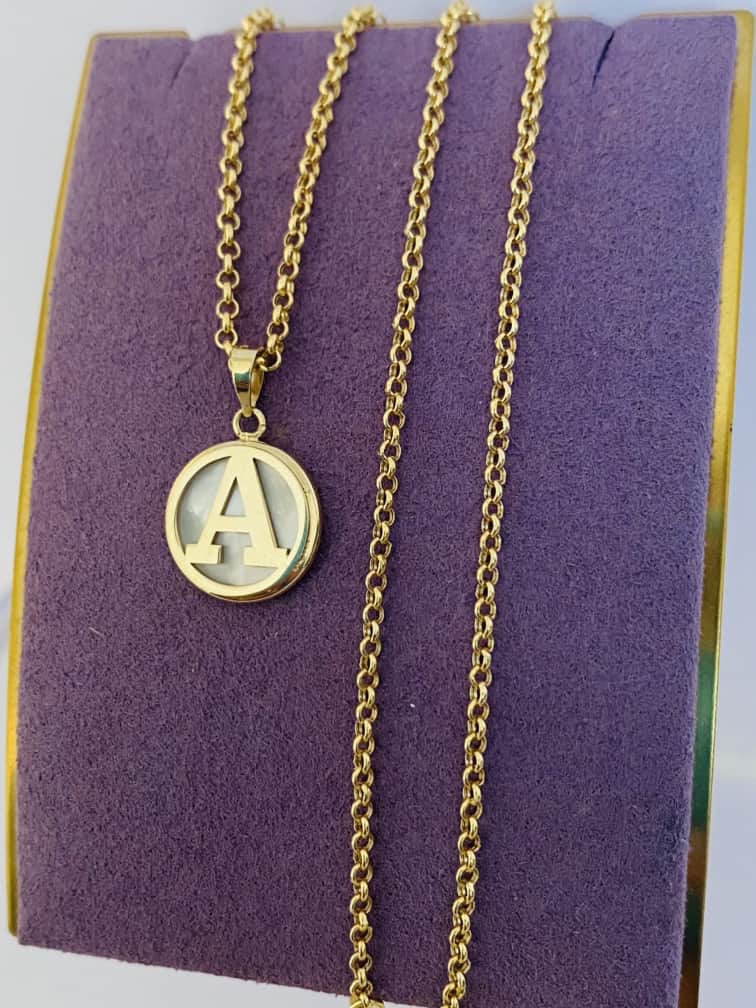 14k gold chain and pendant 24nvme56