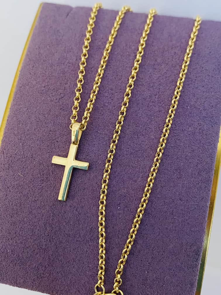 14k gold chain and pendant 24nvme64