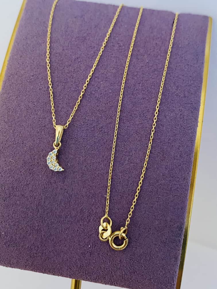 14k gold chain and pendant 24nvme76