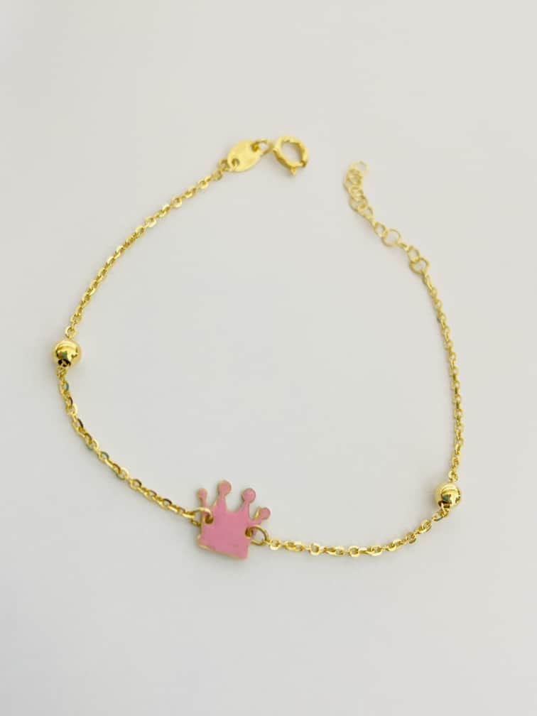 Italy gold 14k bracelet L1646