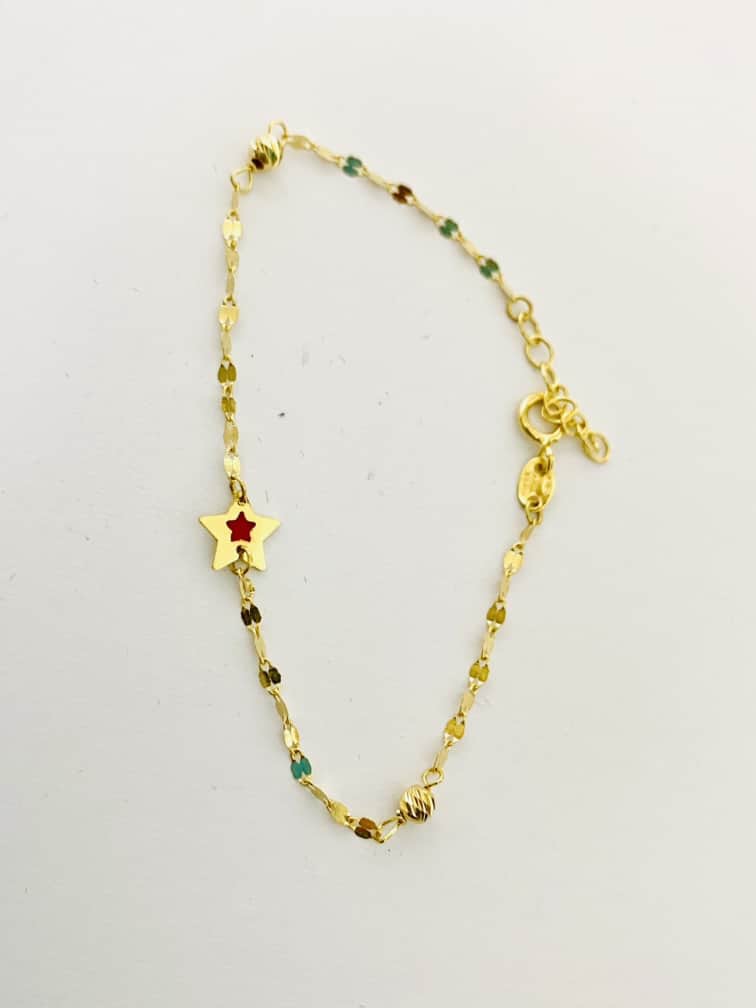 Italy gold 14k bracelet BRS170