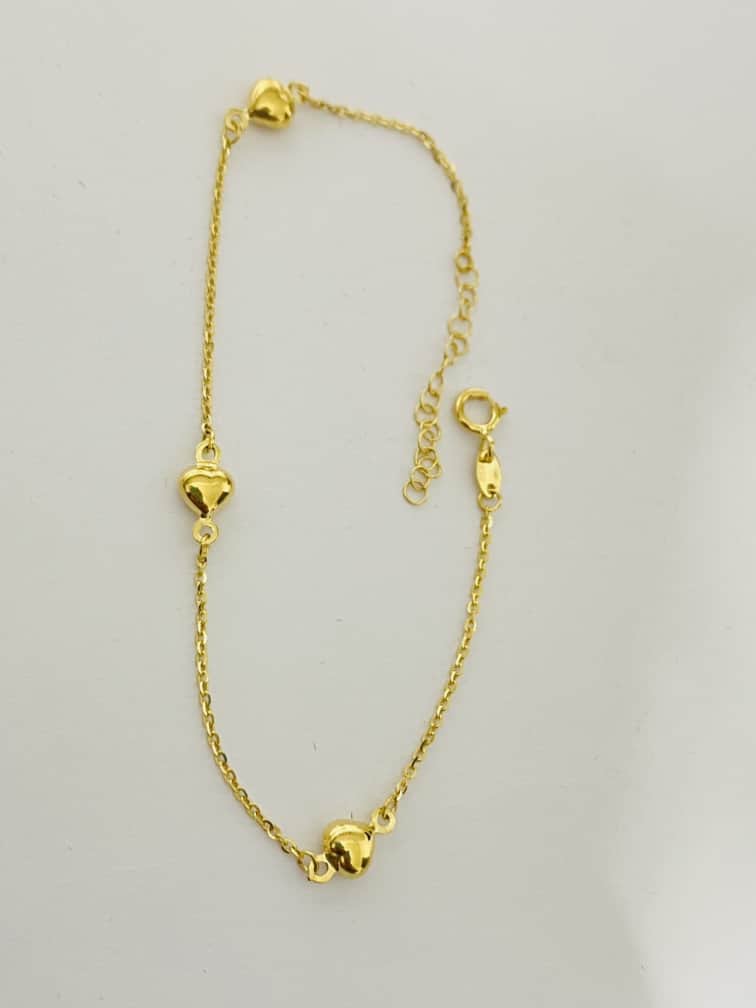 Italy gold 14k bracelet CuoreGa3