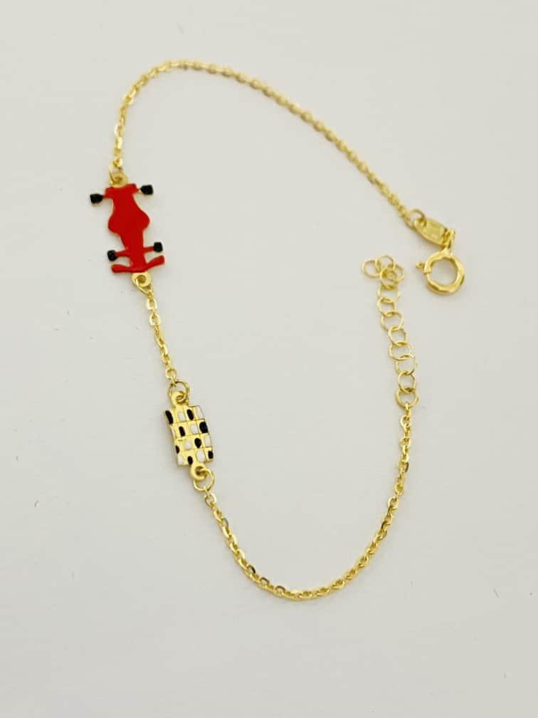 Italy gold 14k bracelet BRS156