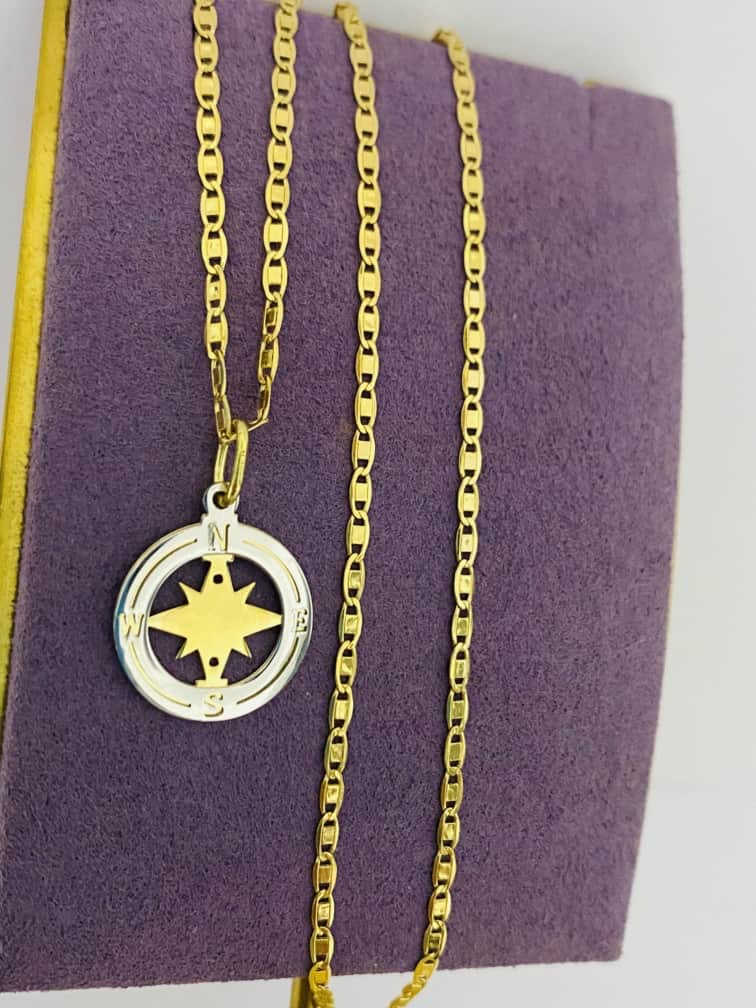 14k gold chain and pendant 24nvme158