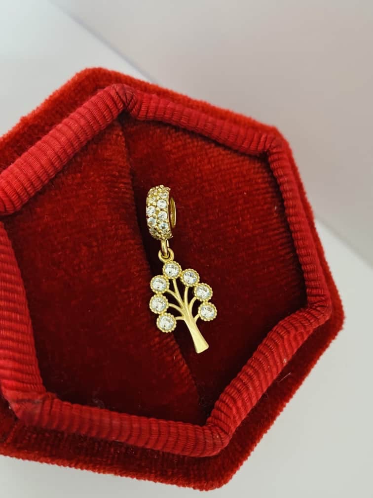 14k Gold Bracelet Pendant Decem244