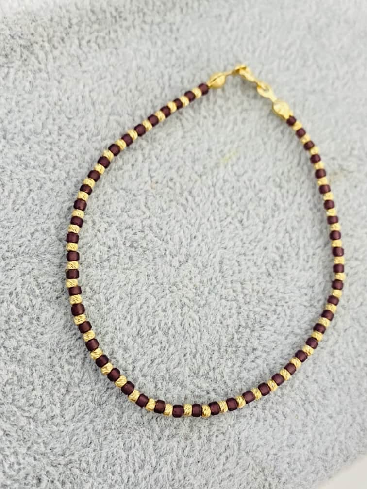 14k gold string bracelet 0SPE1A