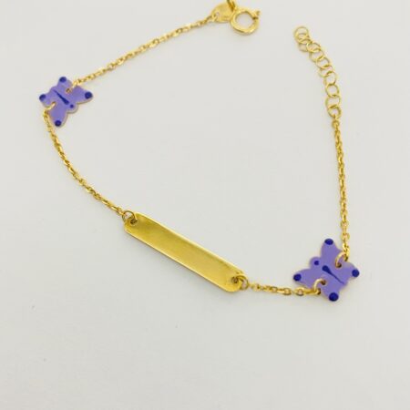 Italy gold 14k bracelet Butter1