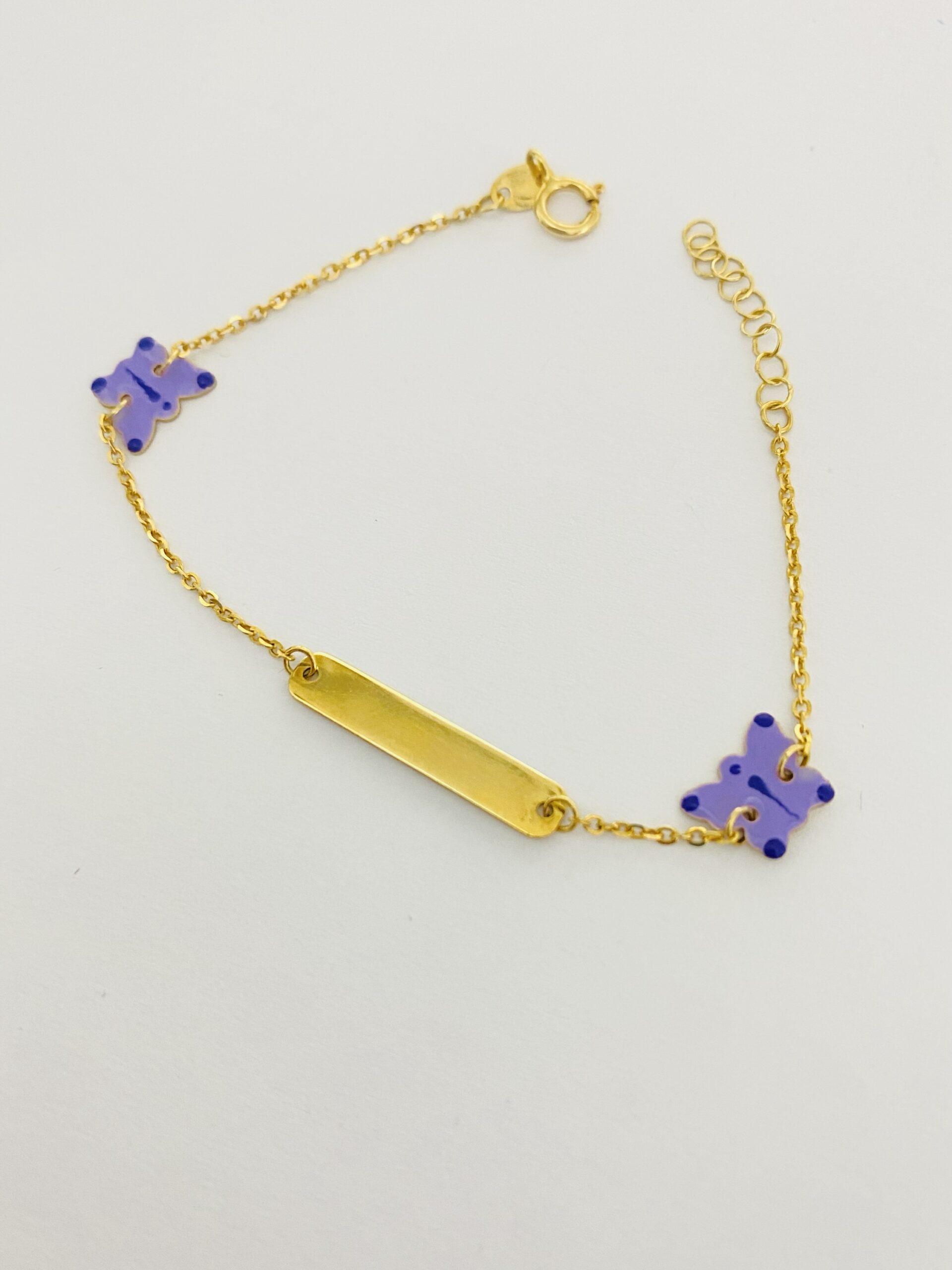 Italy gold 14k bracelet Butter1