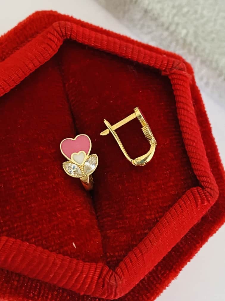 14k gold Earrings kids Ian2516