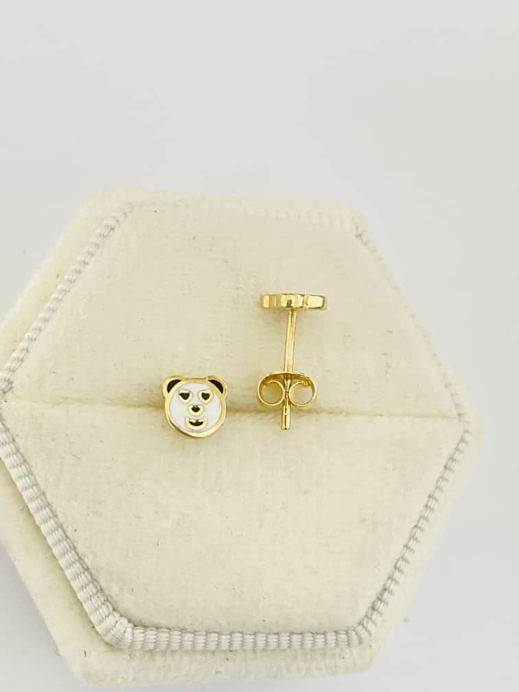 14k gold Earrings kids Ian2522