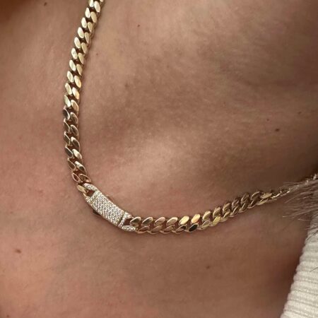 14k gold NEW MODEL 6.5mm Chain MNCO02-W