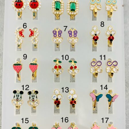 14k gold earrings for kids “ choose the model “ 25JAN-A1