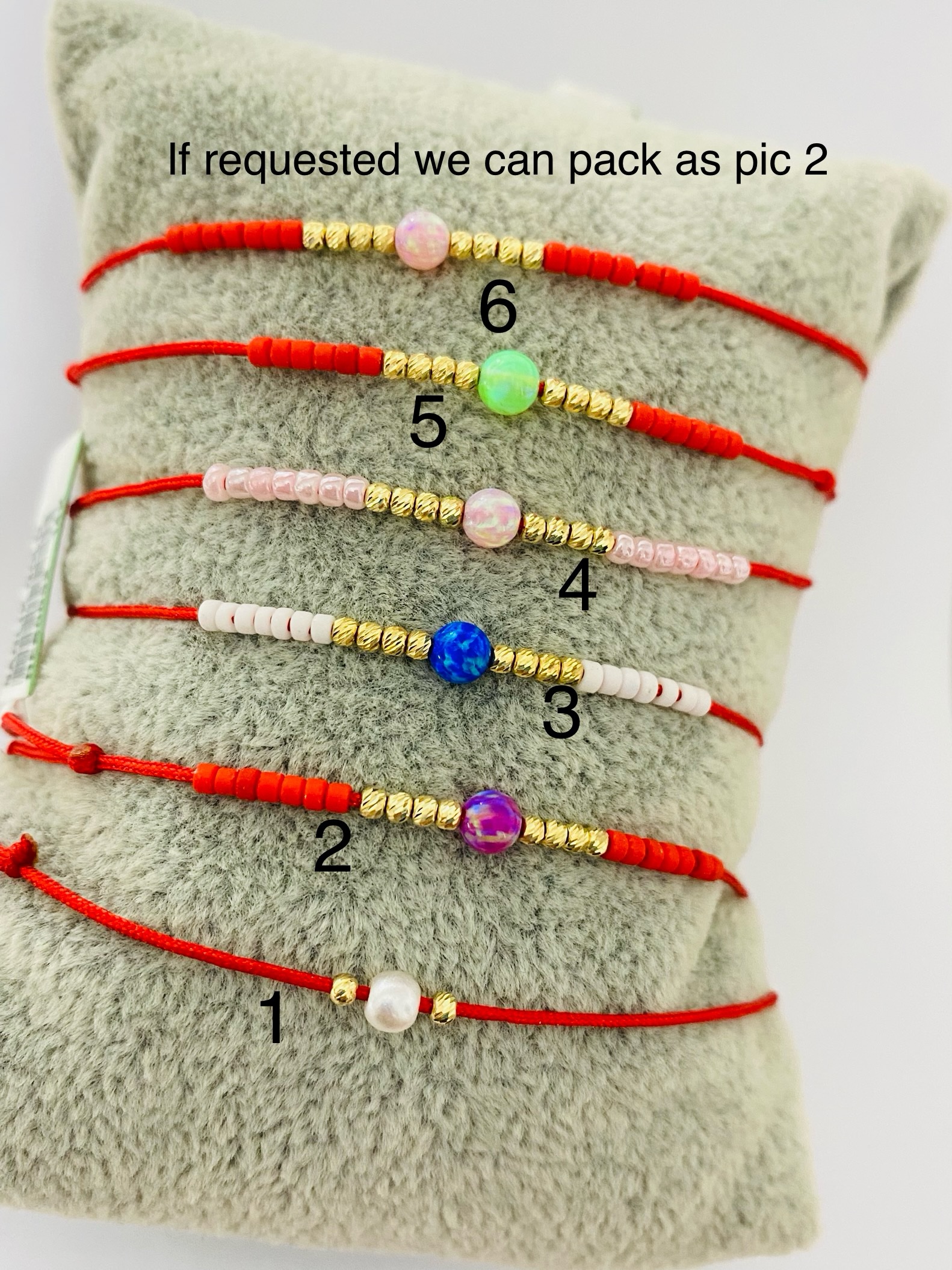 Red string bracelet with 14k gold pendant 25-022