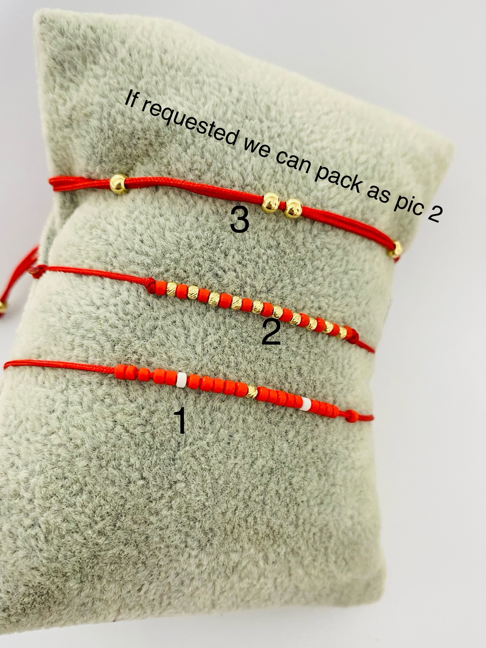 Red string bracelet with 14k gold pendant 25-022