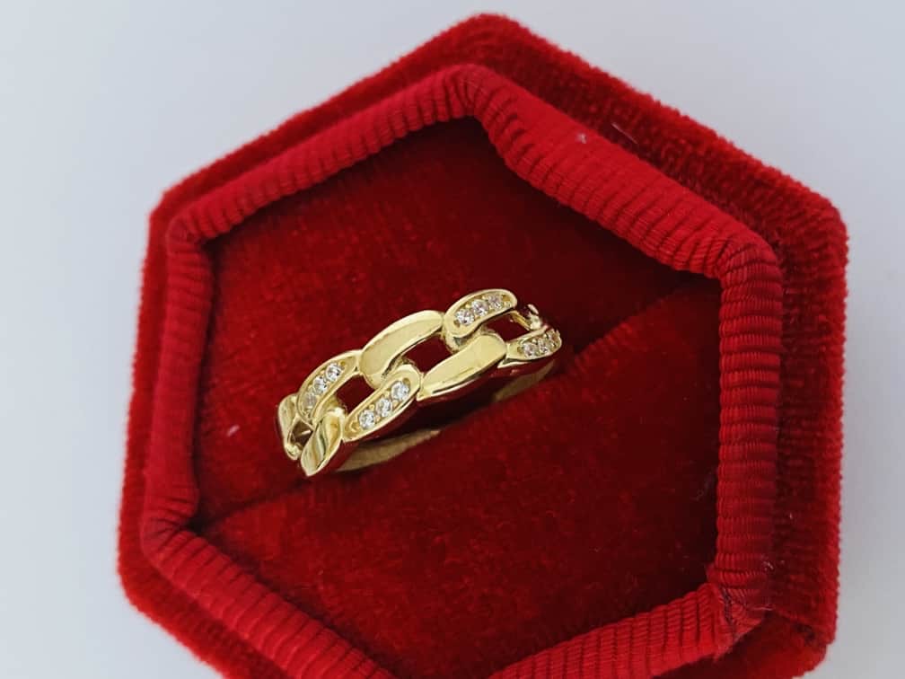 14k gold ring size 17/57/Q JNRE2518