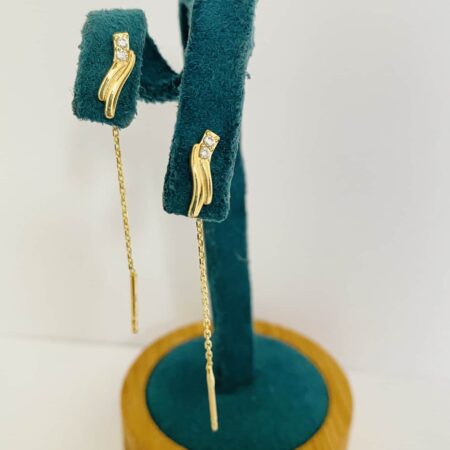 14k gold earrings 11E0133