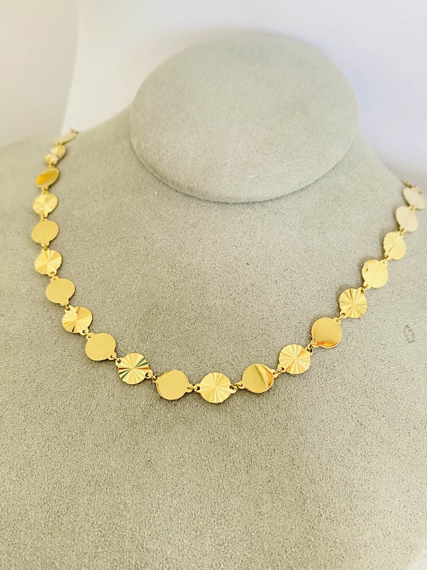 14k gold necklace 14B0115-A