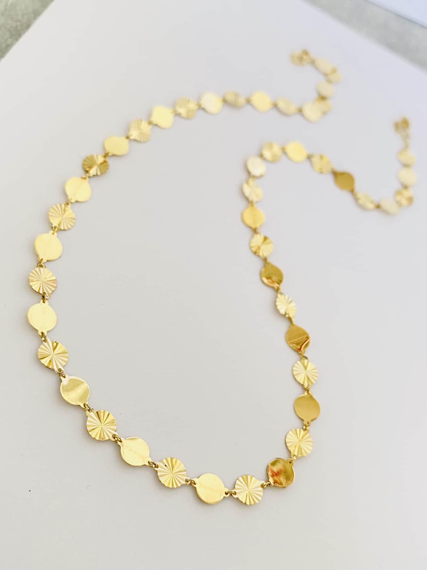 14k gold necklace 14B0115-A - Image 2
