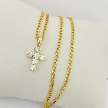 14k gold chain and pendant  25FB9