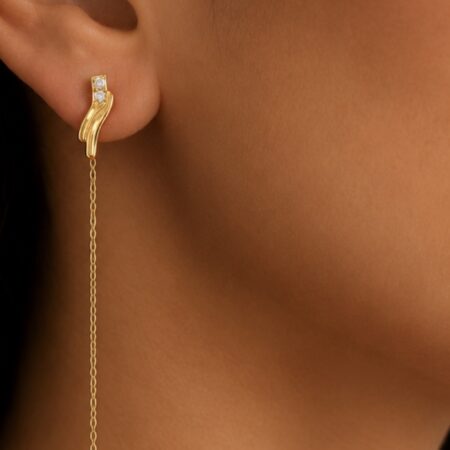14k gold earrings 11E0133
