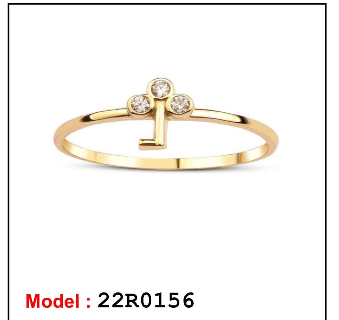 14k gold new ring 22R0156