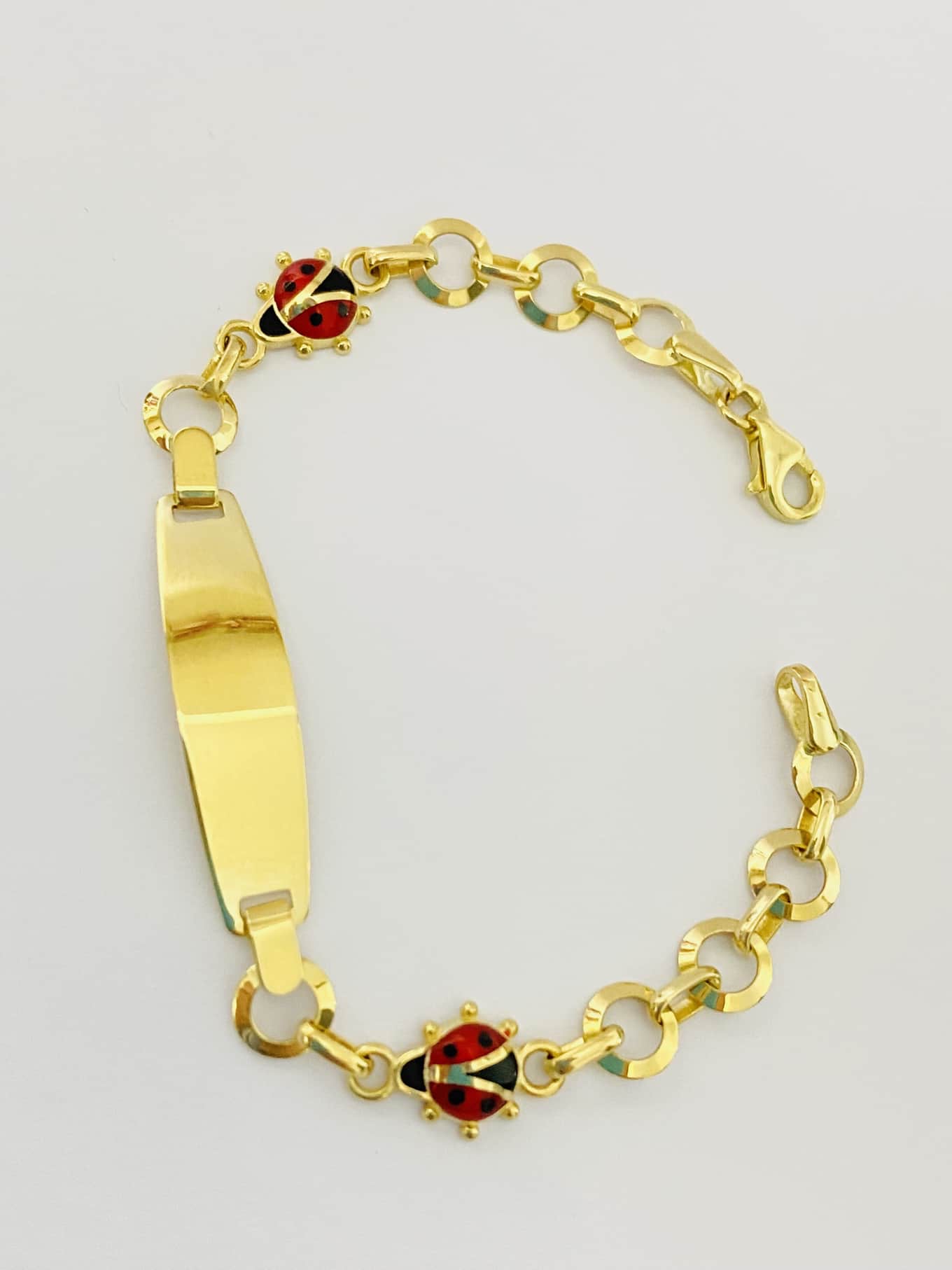 14k kids gold bracelet 25BR0317