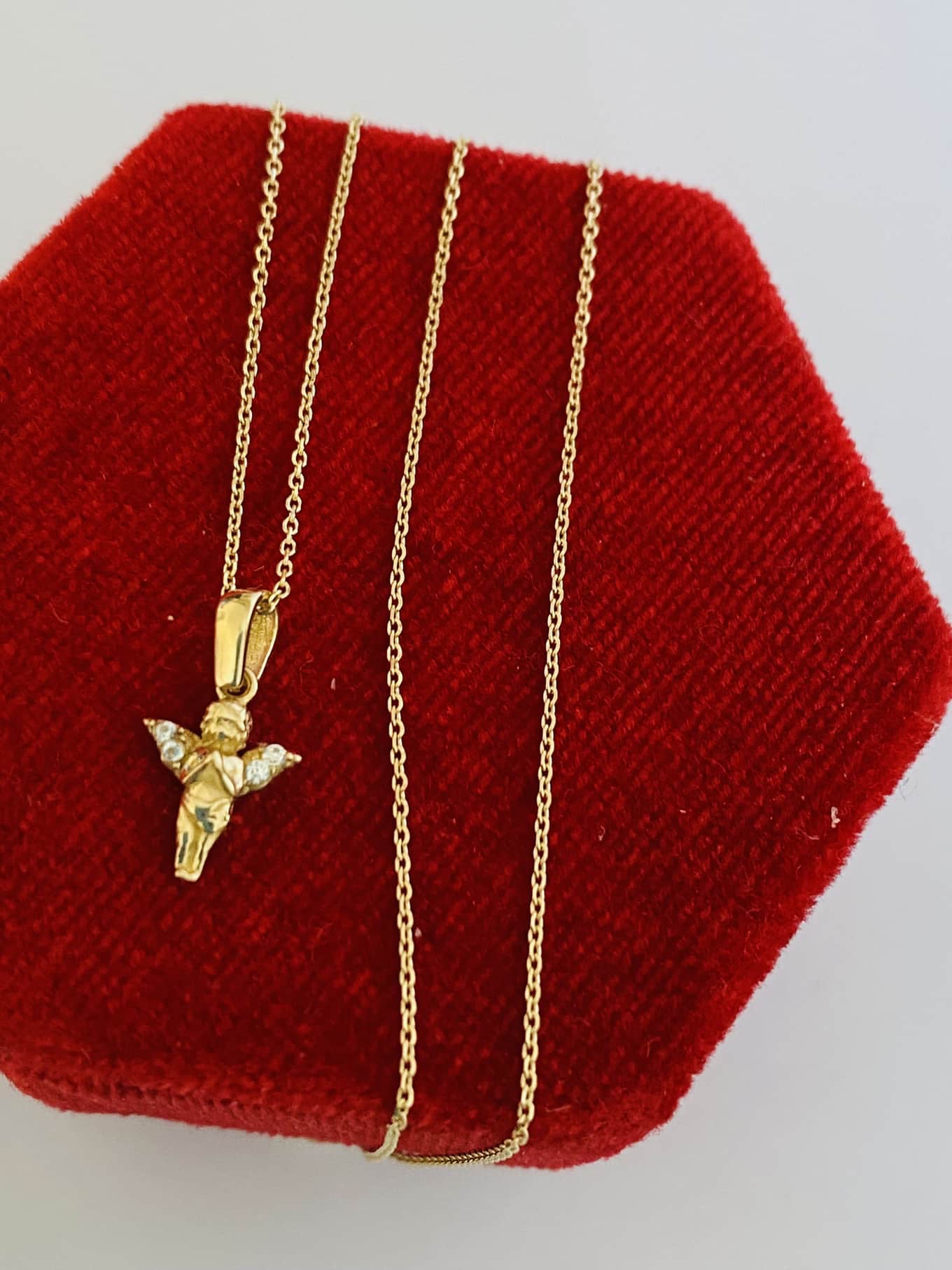 14k gold chain and pendant Ma2505