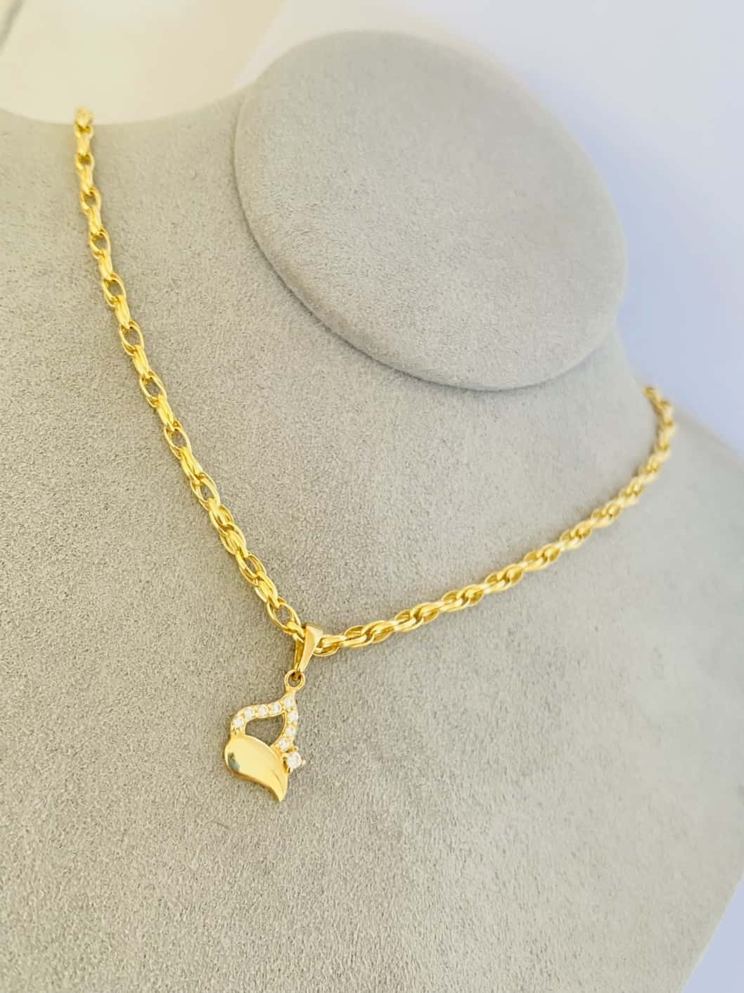 14k kids gold necklaces 40cm 03Bar2539