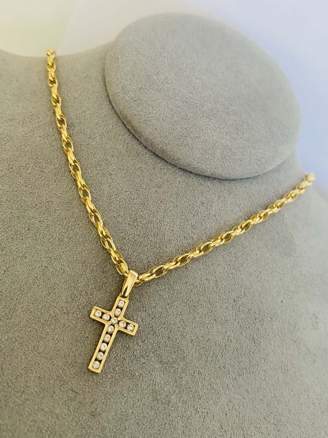 14k kids gold necklaces 40cm 03Bar2540