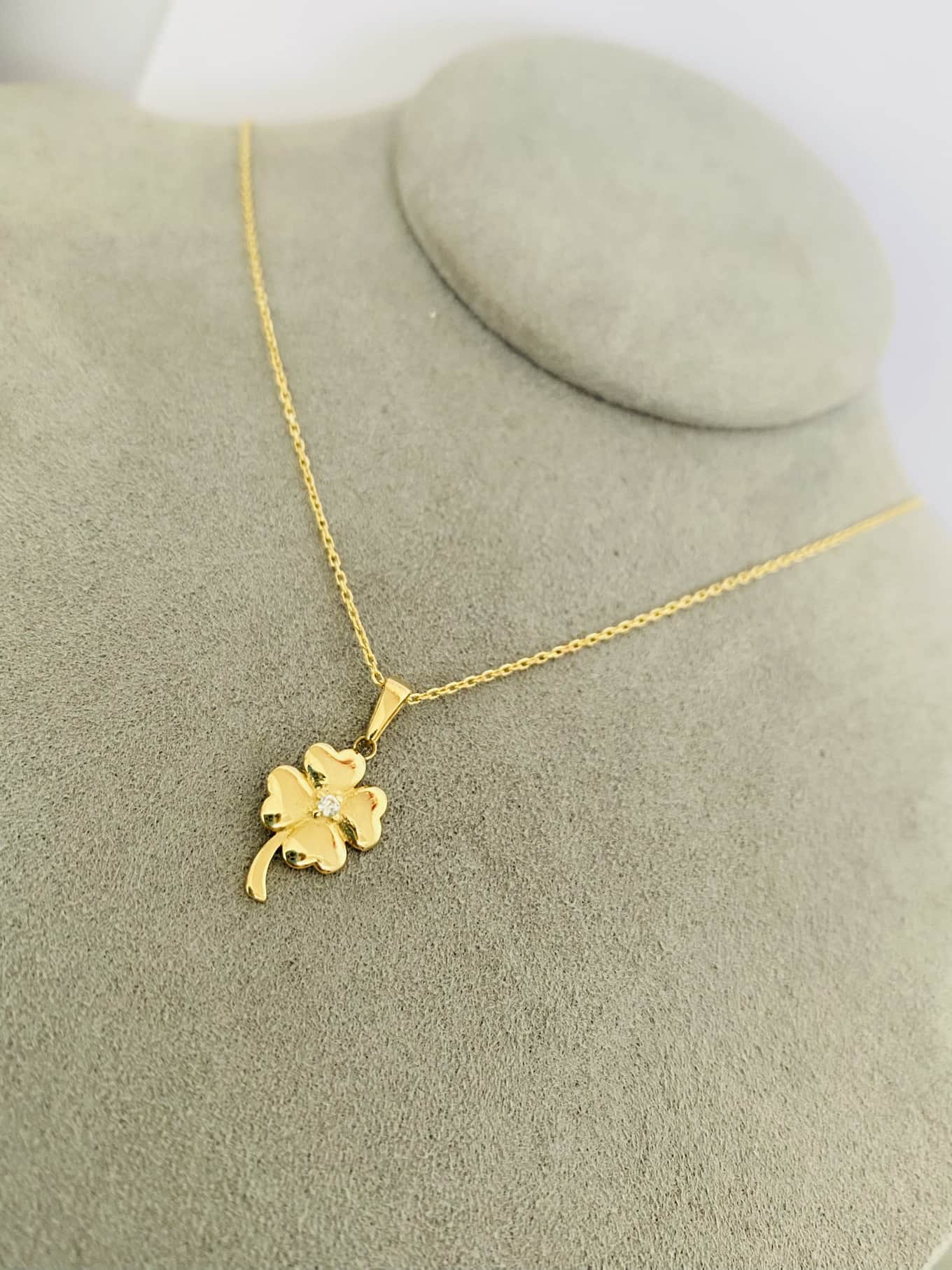 14k gold necklace 15N0007