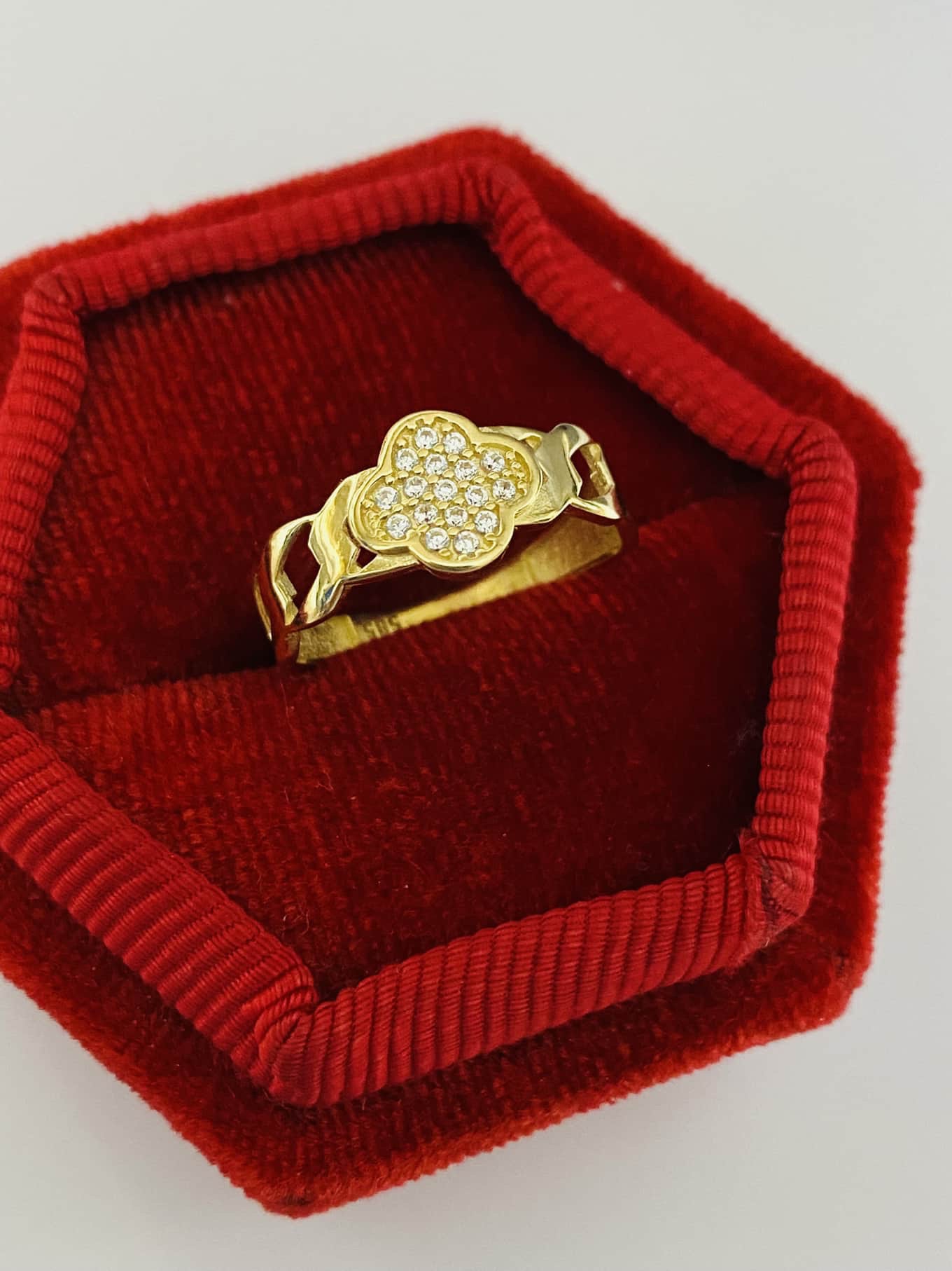 14k gold ring 25MRT07 size 16/56/P