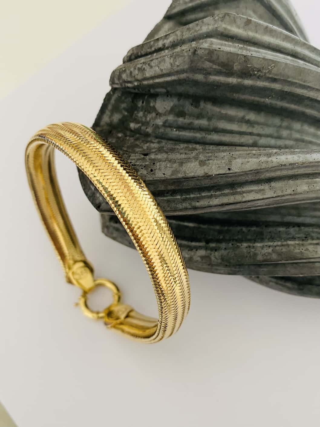 NEW 2025 14k gold elastic bracelet ELS25-6