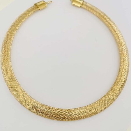 NEW 2025 14k gold elastic necklace ELS25-6A